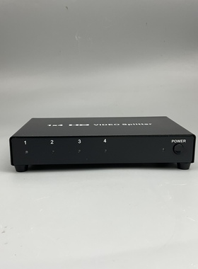 仝丽HDMI分配器高清一进四出HDP104一分四 4K*2K
