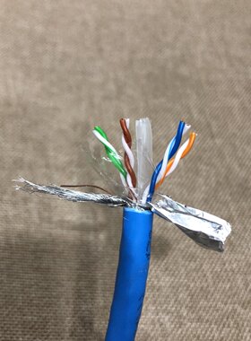 六类双屏蔽网线无氧铜海威勒
