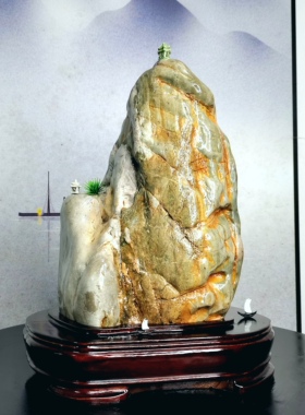 天然石头华安玉九龙壁石九龙璧原石奇石观赏石景观象形石家居摆件