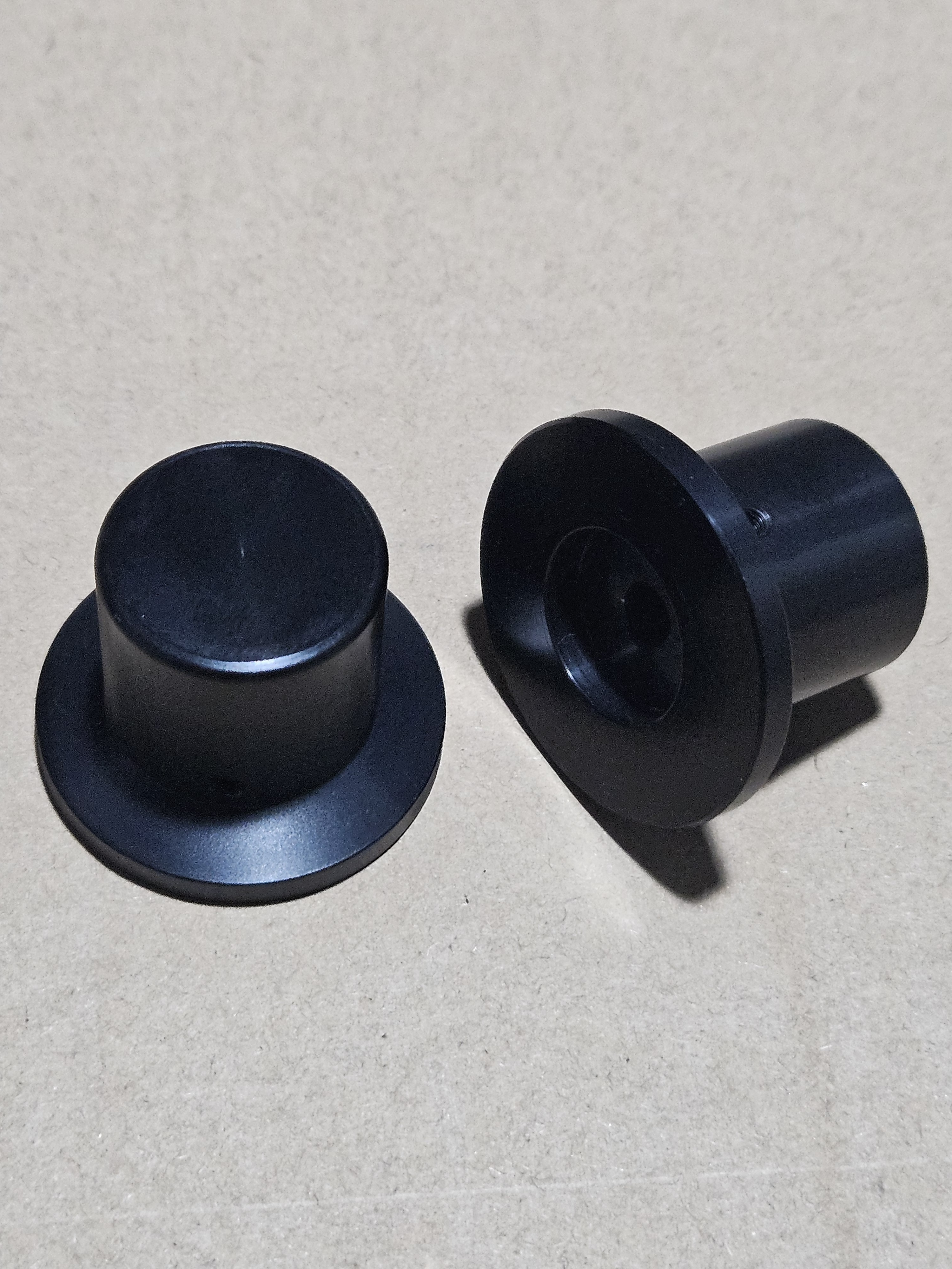 全铝草帽旋钮 直径38MM高光旋钮 电位器旋钮帽子 实心铝旋钮