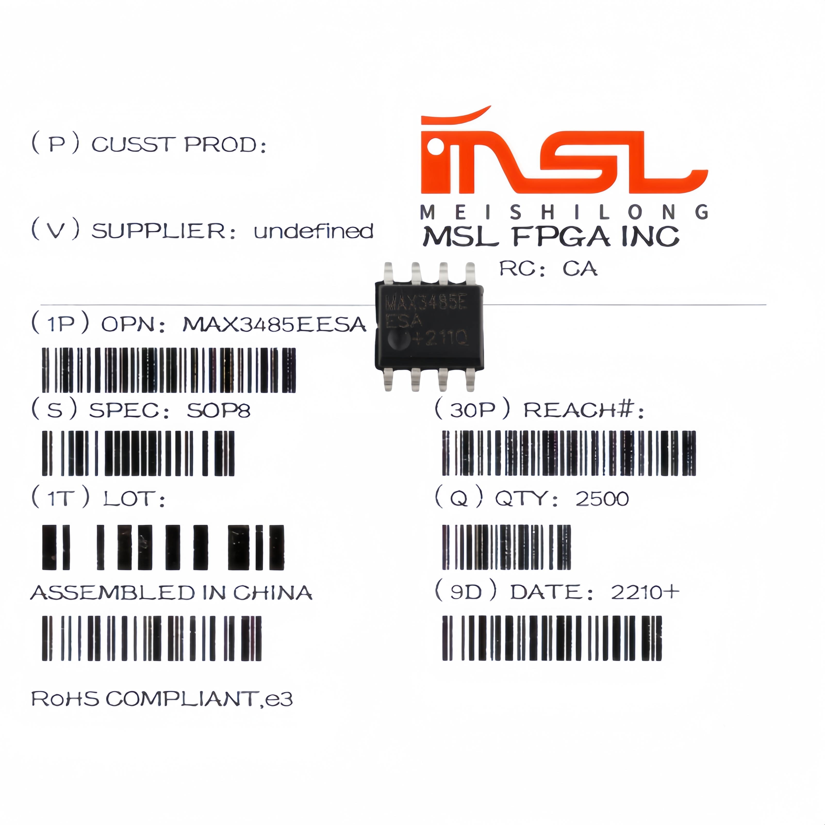 美时龙MAX3485EESA原装芯片