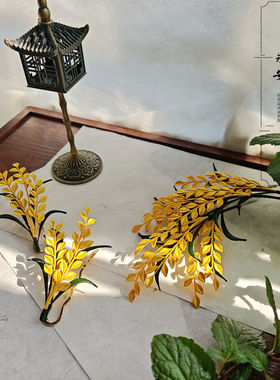 永安不停麦穗中国风胸针缠花胸花森系别针装饰衣服扣针旗袍簪配饰