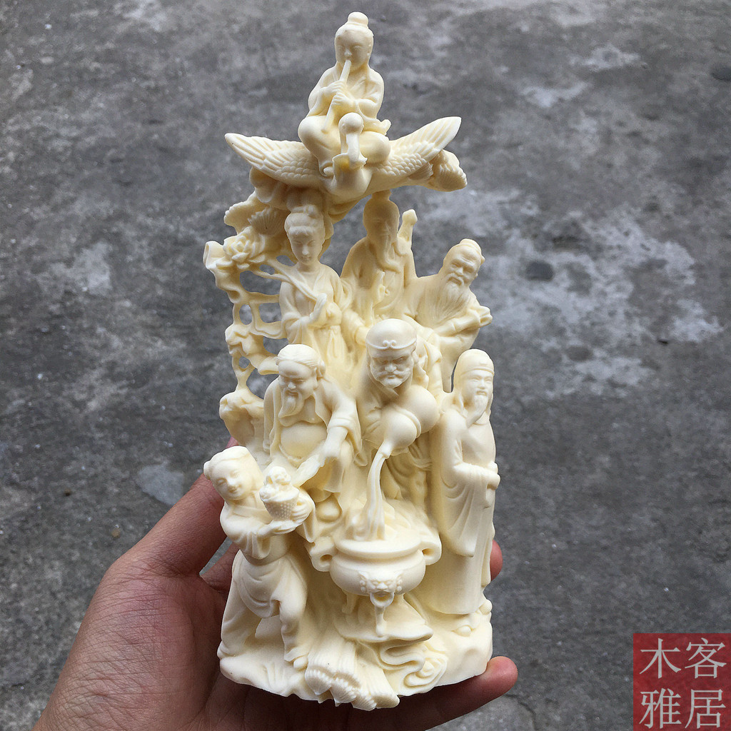 八仙过海招财风水人物神像工艺品
