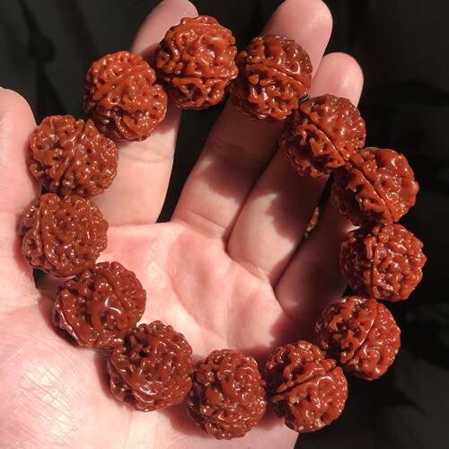 包浆尼泊尔文玩念珠大金刚菩提子