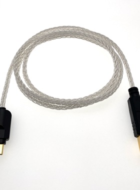 OTG TYPE-C转USB B方口手机解码耳放线音频台式解码器声卡发烧DAC