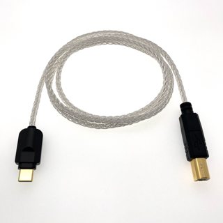 OTG TYPE-C转USB B方口手机解码耳放线音频台式解码器声卡发烧DAC