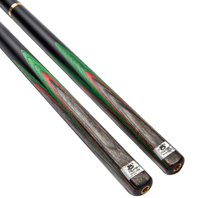 奥秘OMIN雷泽台球杆黑八小头黑8中式八球斯诺克中头桌球杆16彩