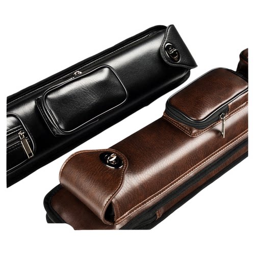 九球美式黑8球筒台球杆盒