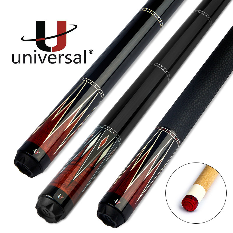 环球闪电台球杆中式黑8美式九球杆大头八球黑八16彩桌球杆