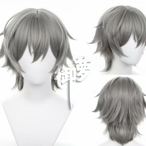 御萝 游戏崩坏星穹铁道穹cos假发 开拓者小浣熊 高温哑光丝玫瑰网