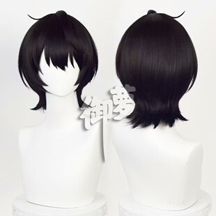 御萝 游戏偶像梦幻祭朔间凛月cos假发打毛顶高温哑光丝玫瑰网假毛