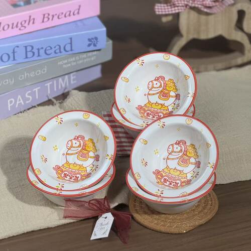 可爱卡通陶瓷釉下彩叠放酱料碟