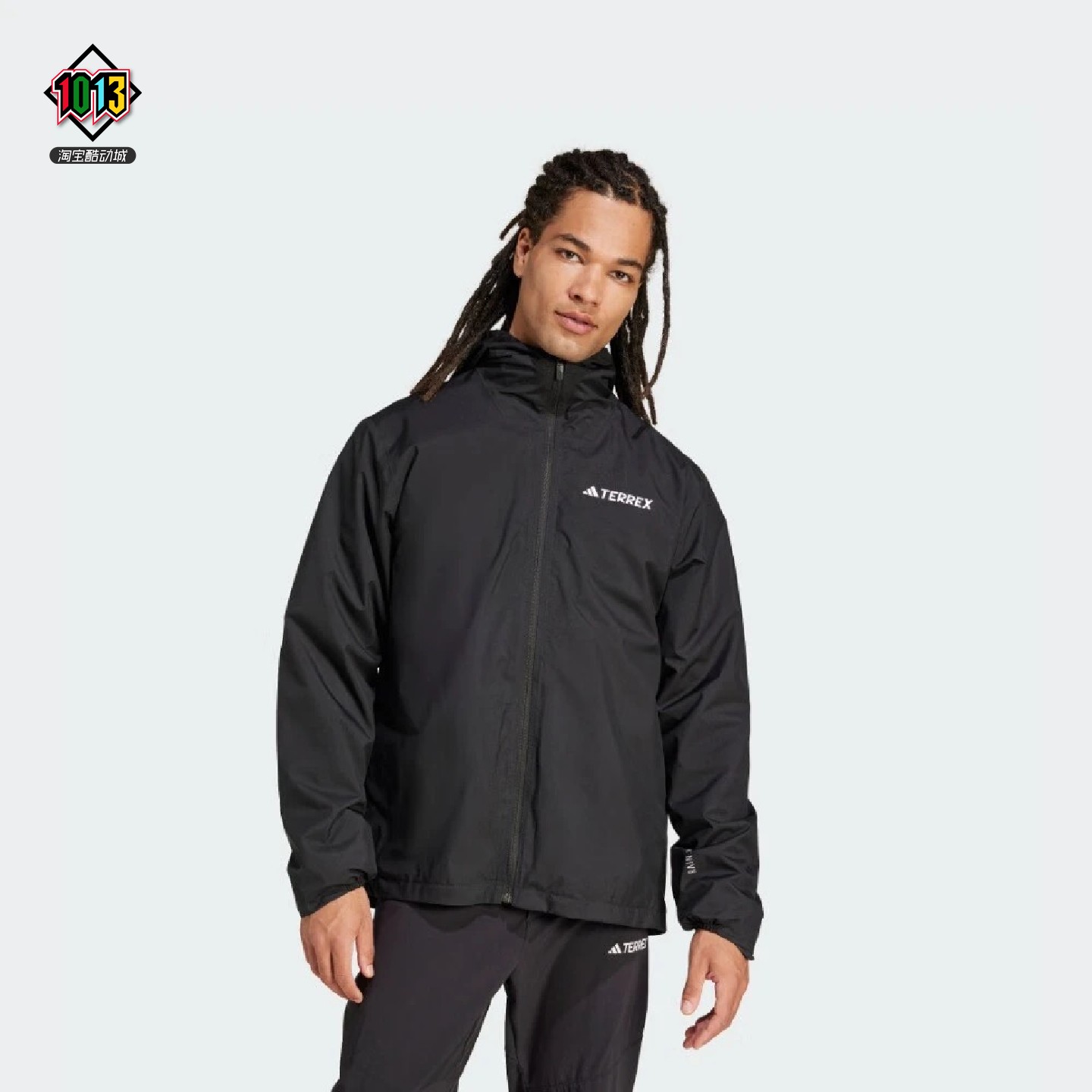 阿迪达斯秋冬男款三合一运动外套