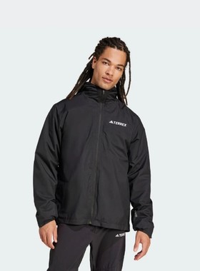 阿迪达斯MT ESS 3IN1 J秋冬男三合一防风保暖休闲运动外套 JY4797