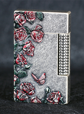 KARL WIEDEN卡尔威登朗声打火机古银玫瑰 送男友礼物女生煤油高档