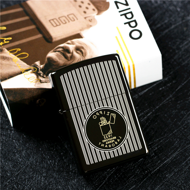 zippo芝宝煤油防风打火机美版创始人创立日GBB珍藏纪念版底刻男士