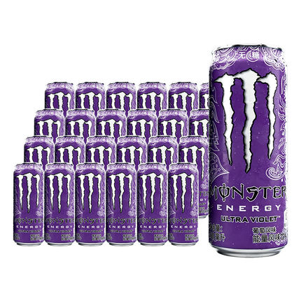 魔爪Monster葡萄味能量牛磺酸运动功能饮料可口可乐出品新上市