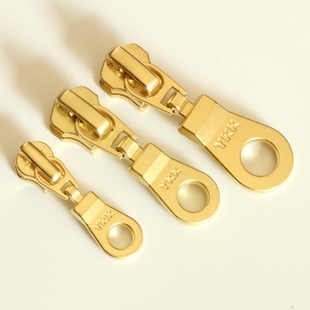 正品YKK金属带锁拉头手工皮具箱包专用DA8MSL 3号5号码装拉链配件
