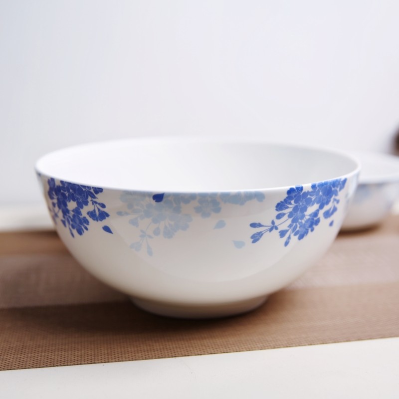 唐山隆达骨瓷餐具9寸大汤碗 沙拉碗图片