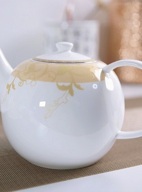 唐山隆达骨瓷茶杯碟茶壶套装家用茶具