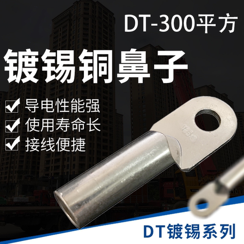 DT铜接线端子厂家直销镀锡鼻子