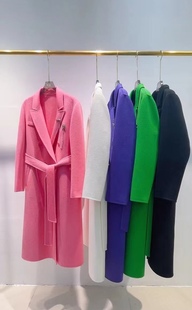 双面羊绒大衣女中长款2023年新款气质女神范高级感毛呢外套