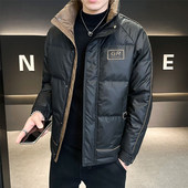 夹克外套 潮牌帅气店主风立领加厚保暖羽绒服衣短款 青年冬季 新款