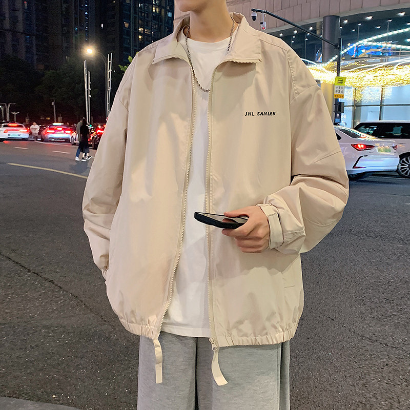 2025春装新款立领夹克长袖时尚外套A093-JK807-特P58米，男装夹克，电商A093