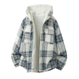 数据好款格子羊羔毛棉衣外套A093-M888-P108，男装棉衣，电商A093