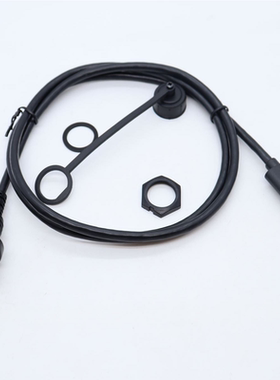 M15USB  mini Typec面板固定充电转接延长DATA信号公母防水数据线