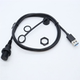M15USB Typec面板固定充电转接延长DATA信号公母防水数据线 mini