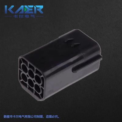 供应国产汽车连接器174264-2泰科黑色6芯头座水温传感器