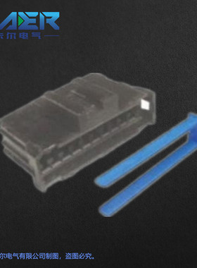 厂家供应国产汽车连接器MG631817-2黑色20芯线束接插件询价为准