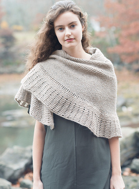 M33梨花带雨翻译披肩披肩棒针