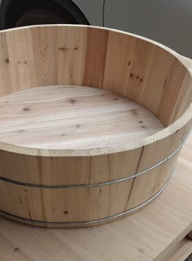 环保无漆泡脚木桶加大双人洗脚大号木盆洗脸盆儿童老人洗澡盆饭盆
