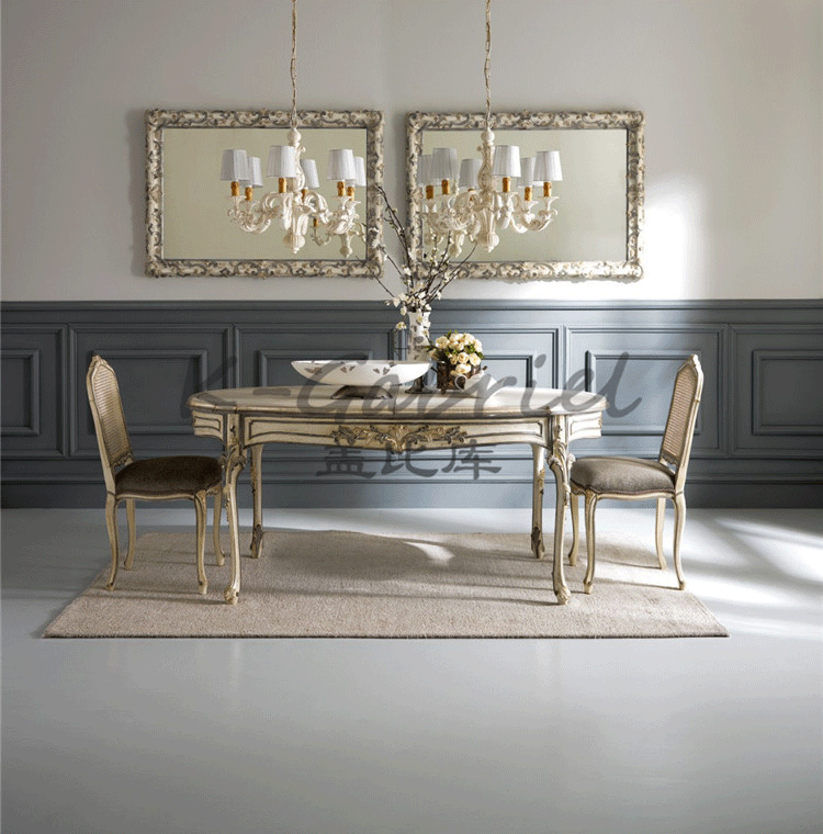 SLR出口熱賣歐美可定制歐式簡約新古典環保描金餐桌餐廳家具3642在類目 住宅傢俱, 桌類, 餐桌中 - 來自Buy2taobao.com提供專業的淘寶代購服務