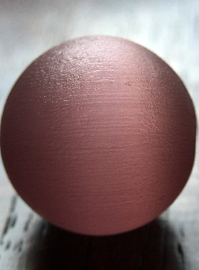 清代官造宫廷御用古法老琉璃猫眼 香芋紫色13+mm朝珠DIY多宝配饰