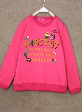 卫衣2024女绿色春秋加绒加厚rough长袖宽松ulzzang外套潮ins上衣