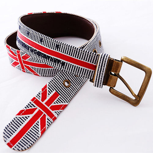 简约风刺绣牛仔裤日系装饰腰带