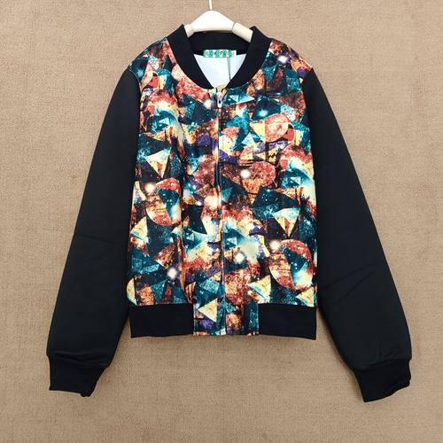 短外套女士韩版长袖2021拉链宽松