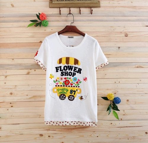 短袖t恤修身上衣打底衫显瘦女装