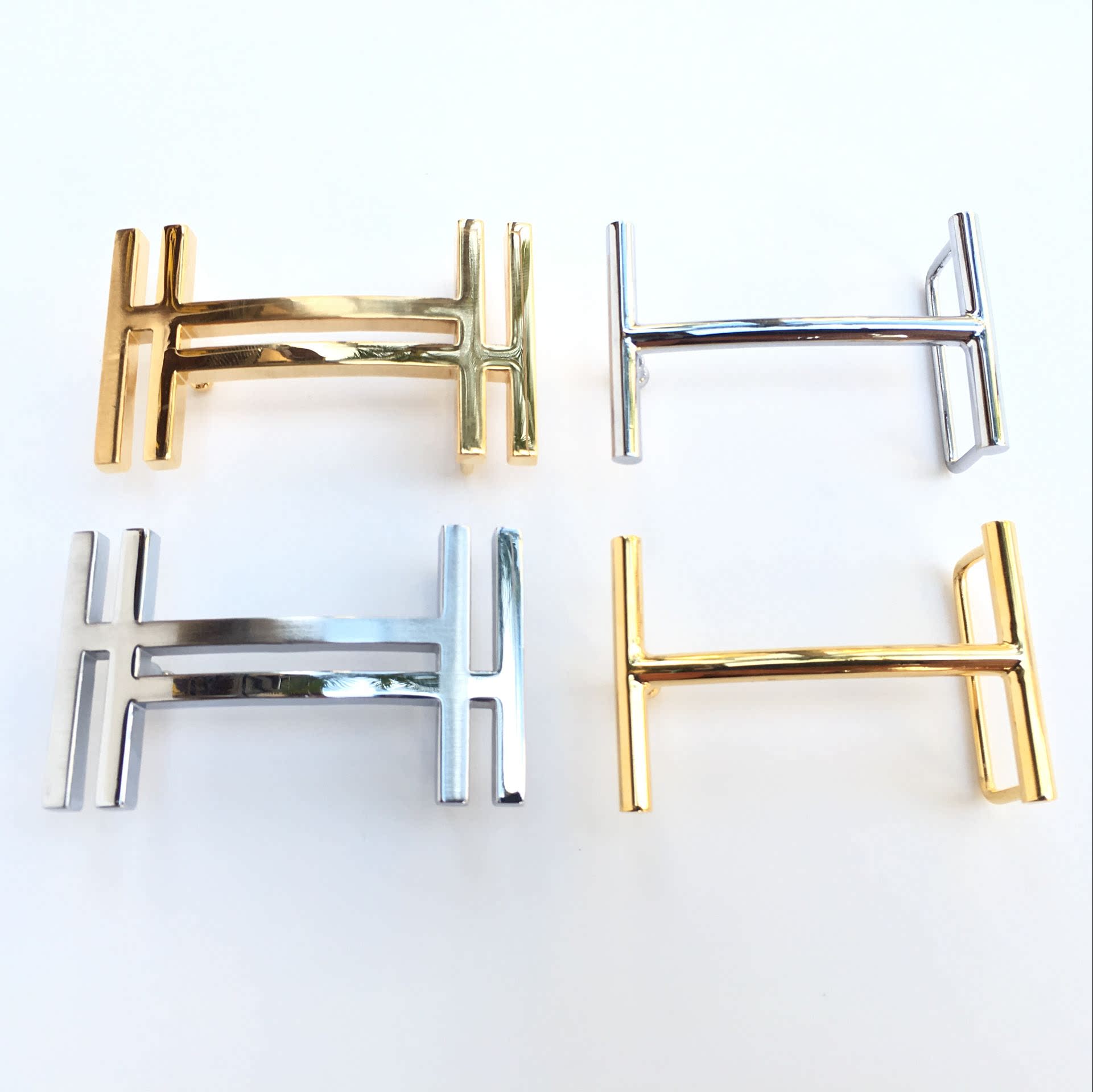 男士平滑扣皮带扣头打眼腰带头板扣不锈钢耐磨裤带头窄型皮带扣头