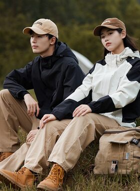 登山服冲锋衣防风户外
