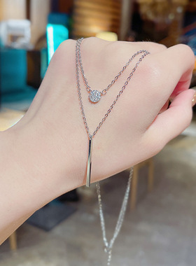 项链女i小众设计感锁骨链
