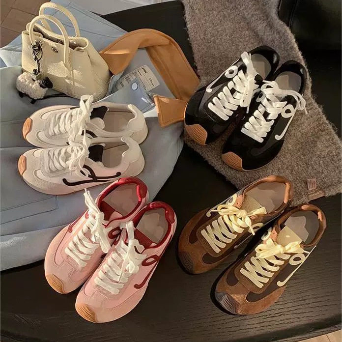 大码女鞋41到43春季2025新款显脚小复古德训鞋运动小白单鞋阿甘鞋,女鞋,时尚休闲鞋,淘宝优惠券,粉丝福利购,淘宝优惠卷