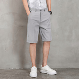 夏季薄款西裤短裤男士高级感宽松直筒裤休闲裤5五分西裤D60-P28，男装西裤，电商A318