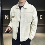 店主风新款秋季牛仔外套男宽松潮流百搭潮牌春秋休闲夹克302-P90，男装工装外套，电商A318