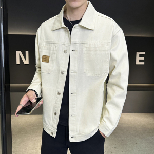店主风新款秋季牛仔外套男宽松潮流百搭潮牌春秋休闲夹克302-P90图片