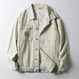 牛仔外套男秋季休闲上衣服纯棉工装潮牌美式男装宽松夹克302-P90，男装工装外套，电商A318