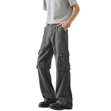 多口袋工装裤美式复古男女水洗痞帅宽松百搭直筒休闲裤子118-P75，商品下架区，电商A318